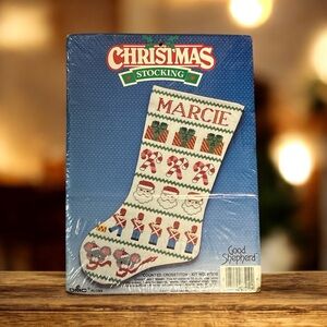 Vintage Good Shepherd stocking kit Counted Cross Stitch 87210